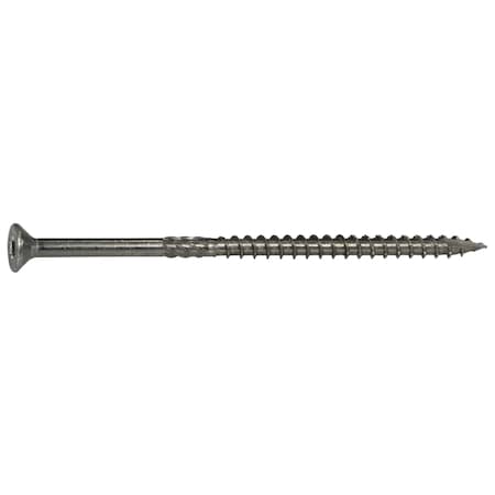 Saberdrive Deck Screw, #10 x 4 in, 18-8 Stainless Steel, Flat Head, Torx Drive, 233 PK 52619